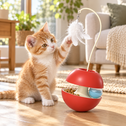 Cat Tumbler Treat Dispenser Toy