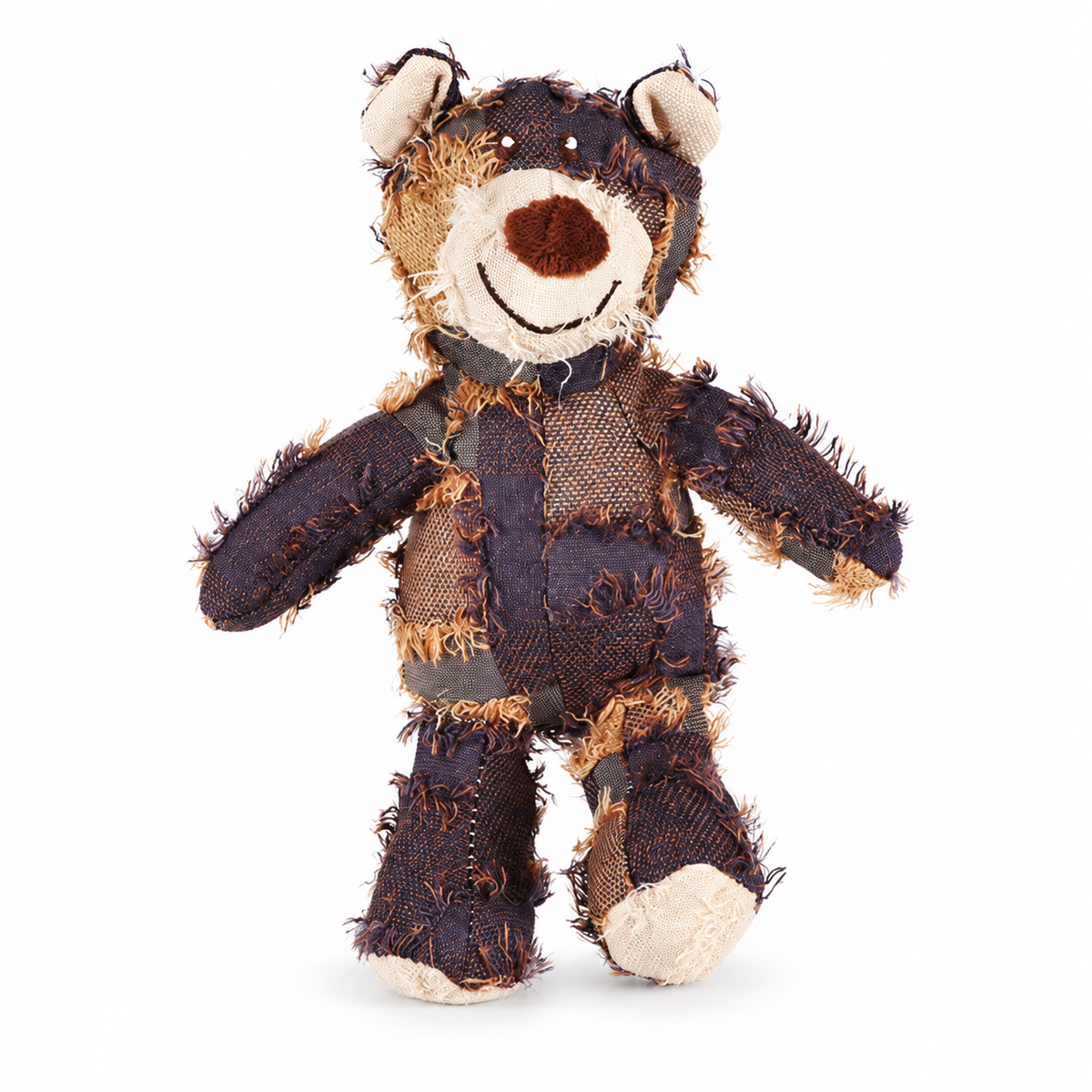 Dog Plush Squeaky Patch Bear Toy