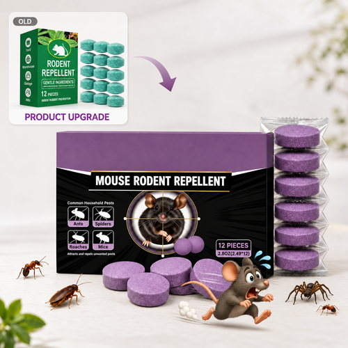 12-Pack Natural Peppermint Oil Rodent Repellent: Pet-Safe Pouches for Indoors & Outdoors