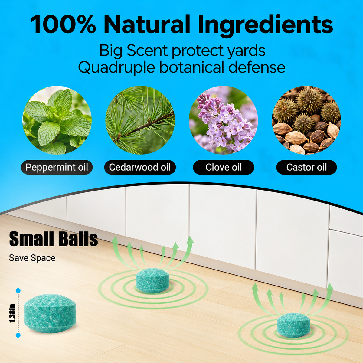 12-Pack Natural Peppermint Oil Rodent Repellent: Pet-Safe Pouches for Indoors & Outdoors