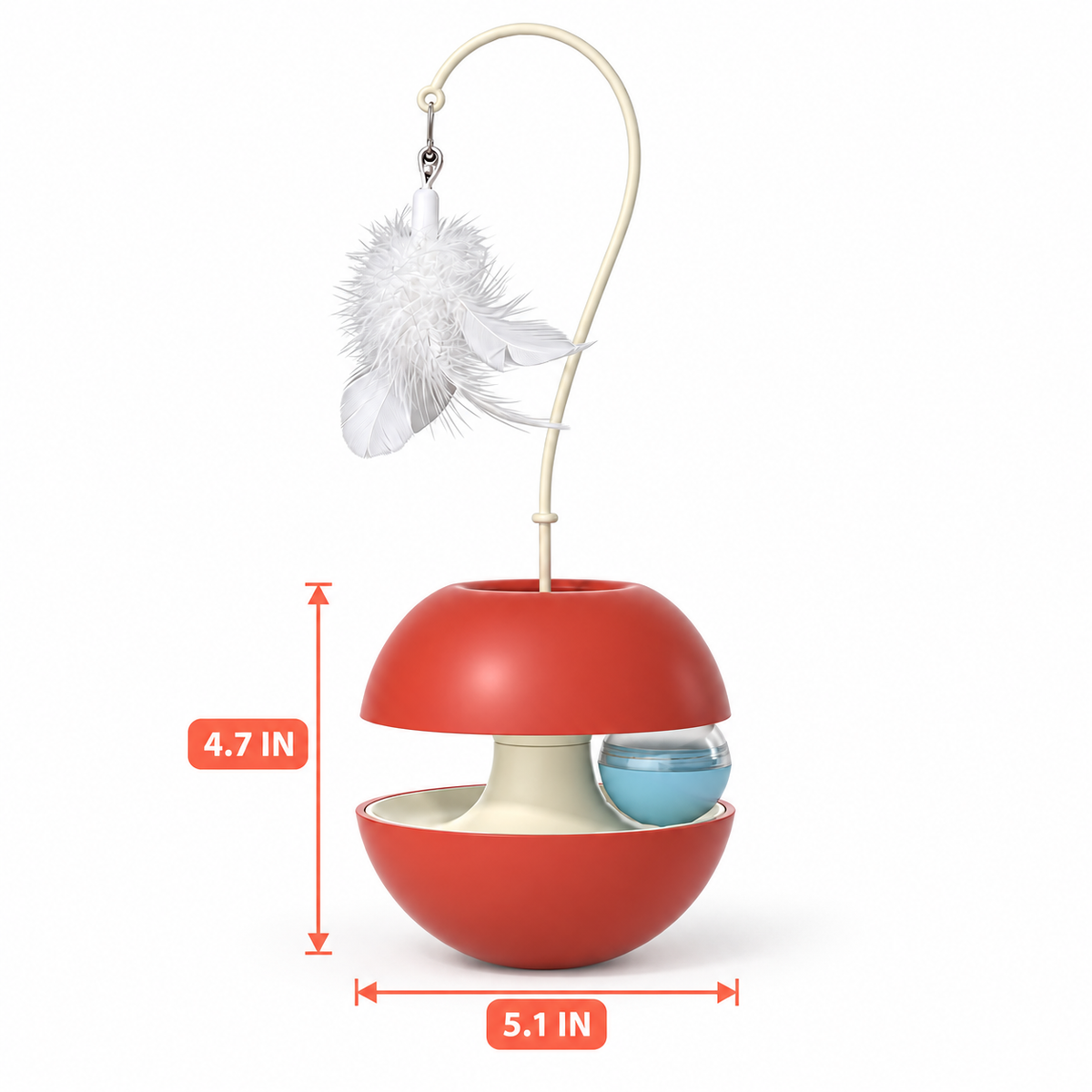 Cat Tumbler Treat Dispenser Toy