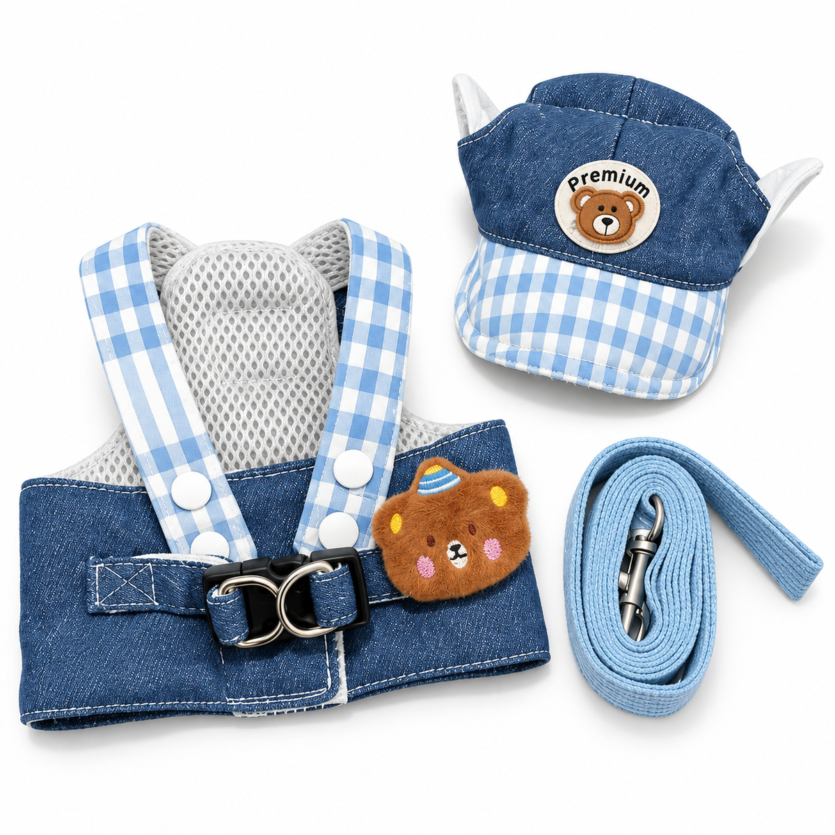 Dog Vest‑Style Harness and Leash Set