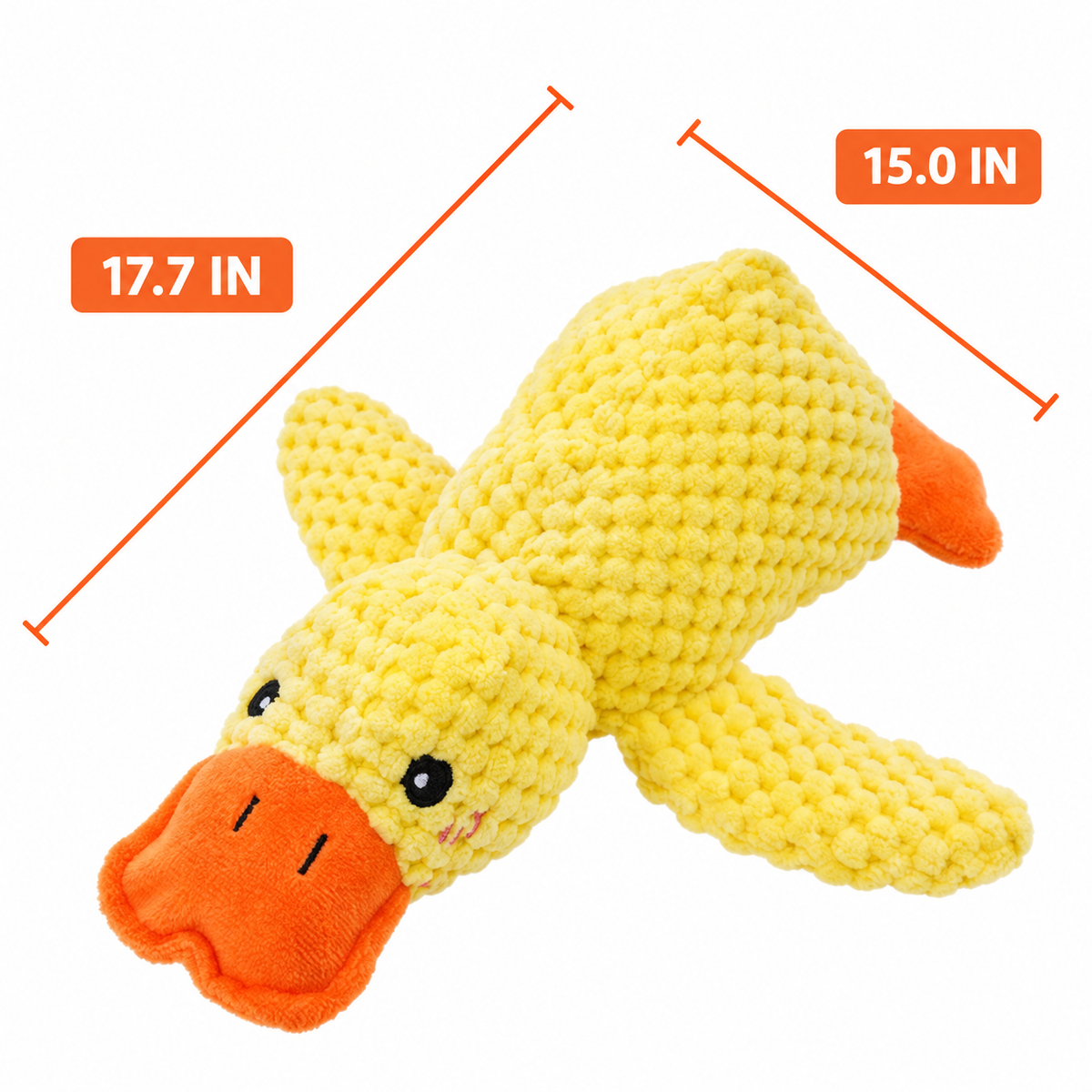 Dog Plush Squeaky Duck Toy