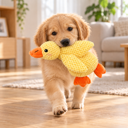 Dog Plush Squeaky Duck Toy