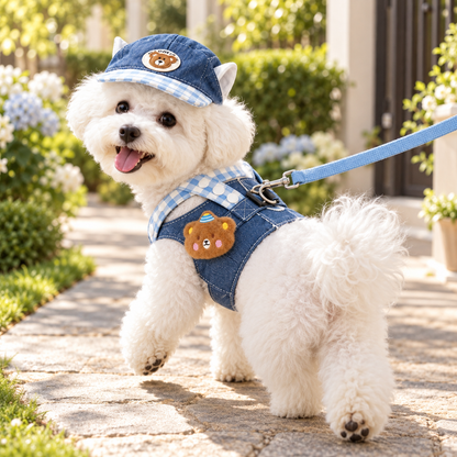 Dog Vest‑Style Harness and Leash Set